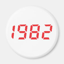 icono 1982 del rojo imán