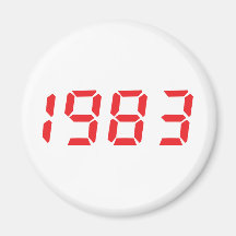 icono 1983 del rojo imán
