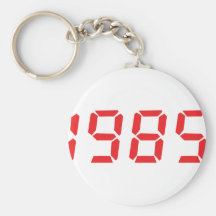 icono 1985 del rojo llaveros