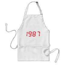 icono 1987 del rojo delantales