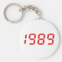 icono 1989 del rojo llaveros