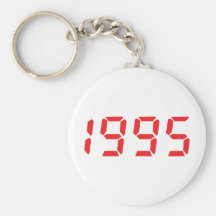 icono 1995 del rojo llavero personalizado
