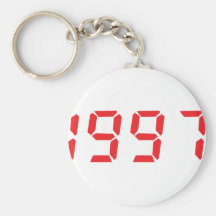 icono 1997 del rojo llavero personalizado