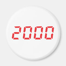 icono 2000 del rojo imán