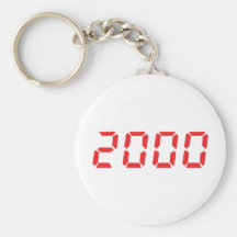 icono 2000 del rojo llavero personalizado