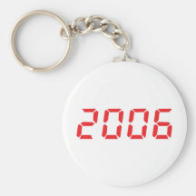 icono 2006 del rojo llavero personalizado