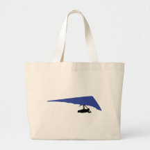icono azul del caída-planeador bolsa