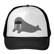 icono cómico de la morsa gorras