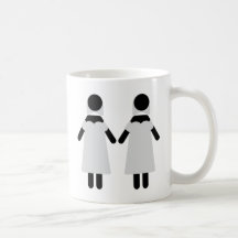 icono de 2 novias taza