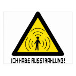 Icono de Ausstrahlung del habe de Ich Postales