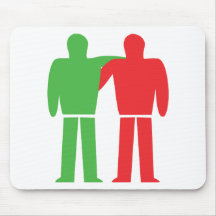 icono de la amistad alfombrilla de ratón