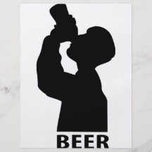 icono de la cerveza tarjeta publicitaria