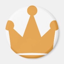 icono de la corona del fiesta imanes para frigoríficos