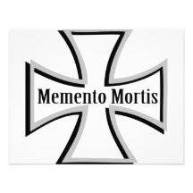 icono de la cruz doble de los mortis del recuerdo invitaciones personalizada