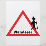 icono de la diversión del vagabundo tarjetón