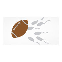 icono de la esperma del fútbol plantilla para tarjeta de foto