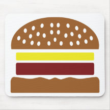 icono de la hamburguesa alfombrillas de ratones