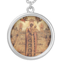 Icono de la madre más santa de dios (siglo XVII Grimpola