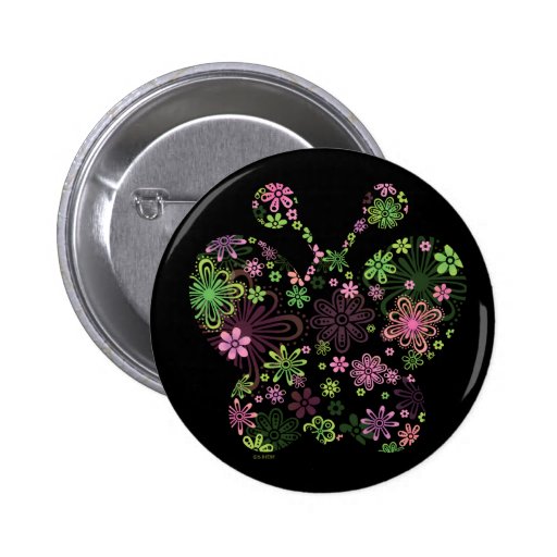 ICONO de la mariposa de la flor Pins