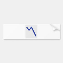 Icono de las estadísticas de la carta etiqueta de parachoque