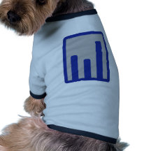 Icono de las estadísticas de la carta camisa de mascota