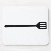 icono de los cubiertos de la barbacoa alfombrillas de ratones