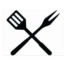 Icono de los cubiertos del Bbq Postal