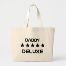 icono de lujo del papá bolsas lienzo