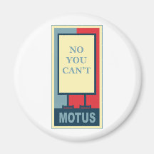 ICONO DE MOTUS: NINGÚN USTED NO PUEDE IMÁN PARA FRIGORÍFICO