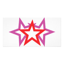 icono de tres estrellas tarjetas con fotos personalizadas