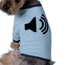 Icono del altavoz ropa de perro