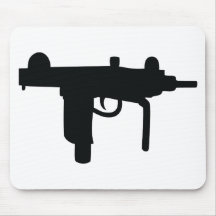 Icono del arma del arma de Uzi Alfombrillas De Ratones