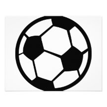 icono del balón de fútbol invitaciones personalizada