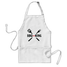 Icono del Bbq-Rey Delantal