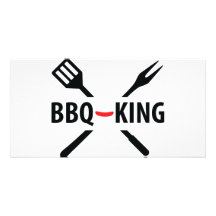 Icono del Bbq-Rey Tarjetas Fotográficas