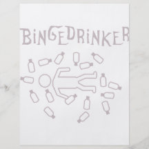 icono del bebedor de binge tarjeton