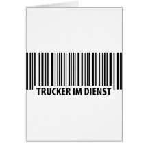 Icono del camionero im Dienst Tarjetas
