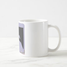 Icono del chica que sube - en violeta tazas de café