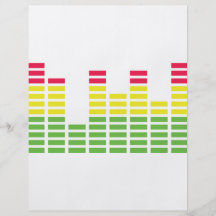 icono del equalizador del audiocontroller tarjeta publicitaria