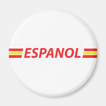 icono del espanol imán de frigorifico