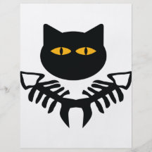 icono del gato flyer a todo color