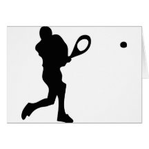 icono del jugador de tenis tarjetas