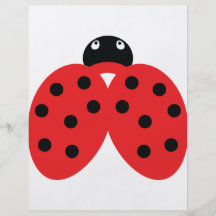 icono del ladybeetle tarjeta publicitaria
