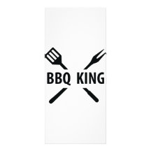 Icono del rey del Bbq Plantillas De Lonas