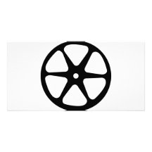 icono del rollo de película tarjetas fotográficas personalizadas