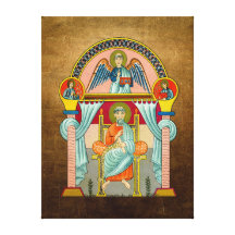 Icono del siglo VI de St Matthew Lona Estirada Galerías