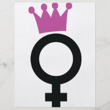 icono femenino tarjetas publicitarias