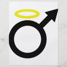 icono masculino del ángel flyer a todo color
