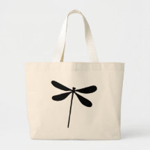 icono negro de la mosca del dragón bolsa de mano