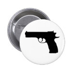 icono negro de la pistola pins